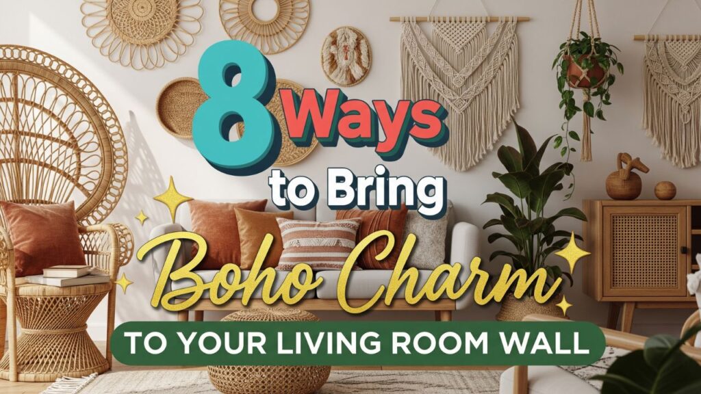 8 Ways to Bring Boho Charm to Your Living Room Wall