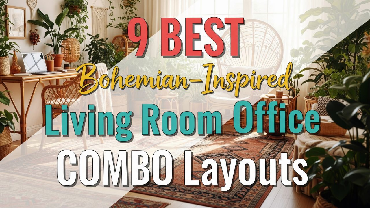 9 Best Bohemian-Inspired Living Room Office Combo Layouts