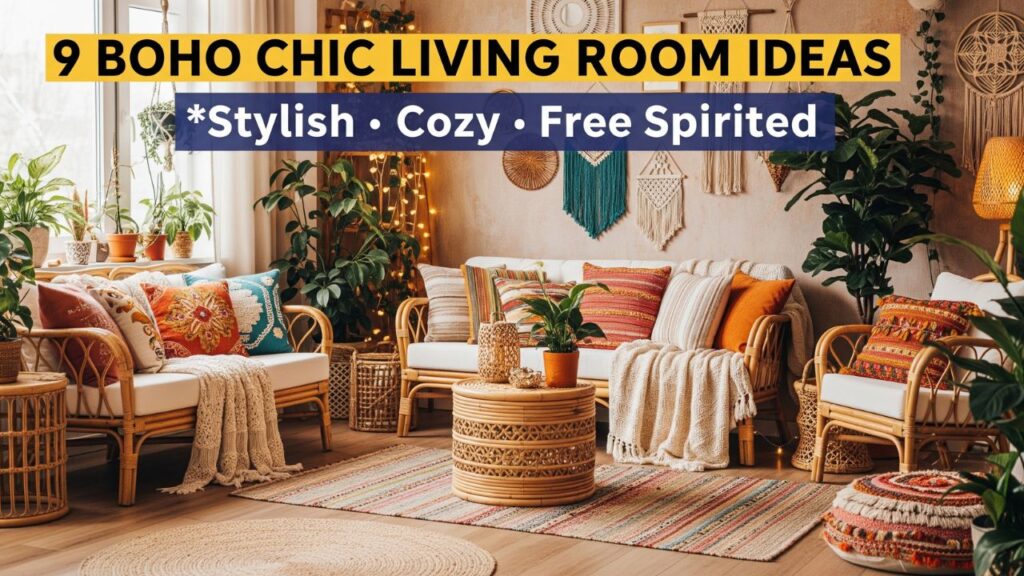 9 Boho Chic Living Room Ideas for Young Adults