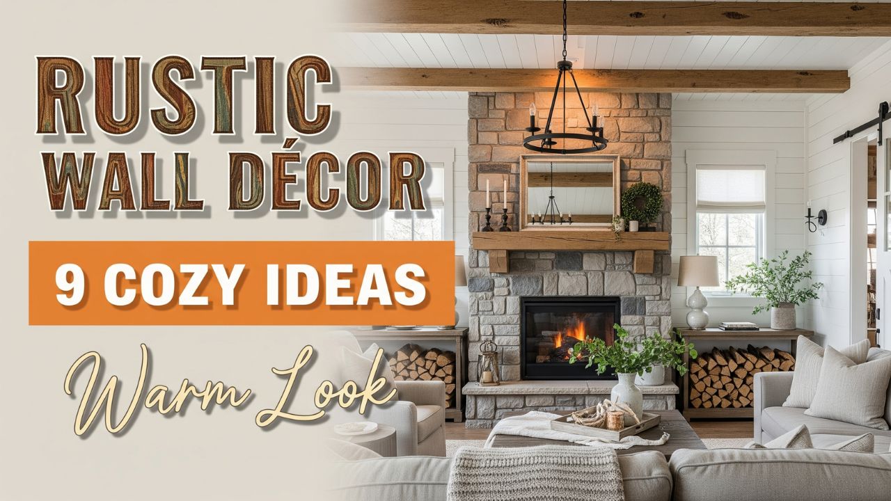 9 Cozy Rustic Living Room Wall Décor Ideas for a Warm Look
