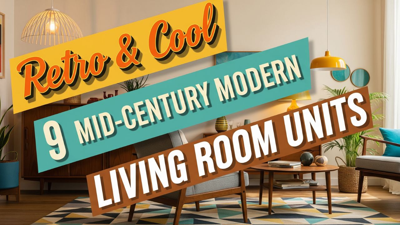 Retro and Cool 9 Mid-Century Modern Living Room Units