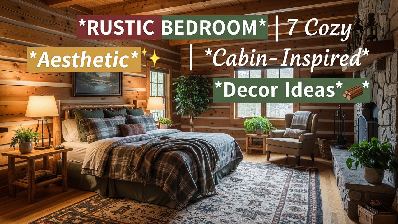 Rustic Bedroom Aesthetic 7 Cozy Cabin-Inspired Decor Ideas