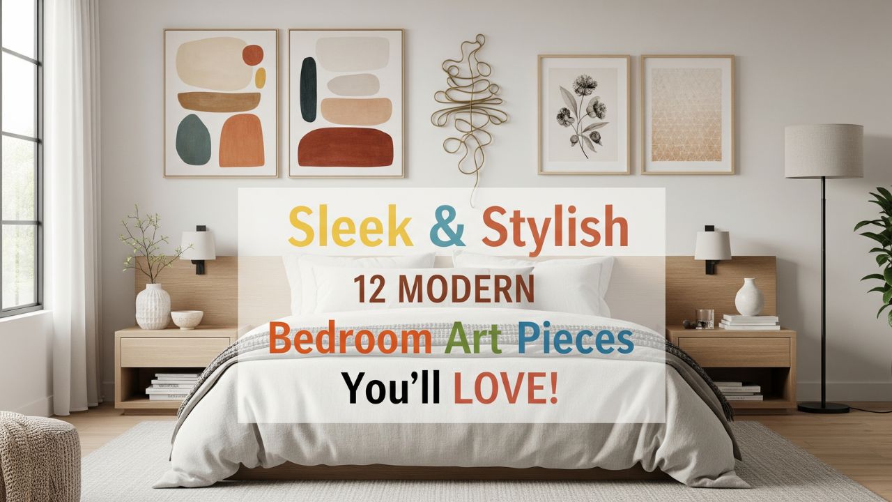 Sleek and Stylish 12 Modern Bedroom Art Pieces You’ll Love