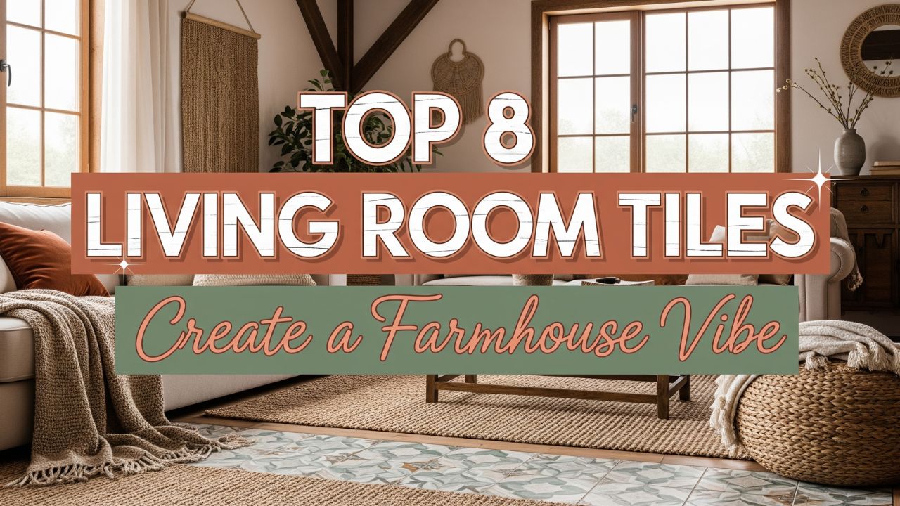 Top 8 Living Room Tiles to Create a Rustic Farmhouse Vibe