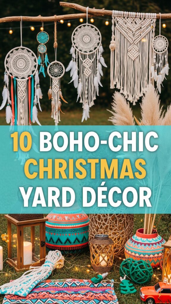 1. 10 Boho-Chic Christmas Yard Décor Looks for Free-Spirited Homes