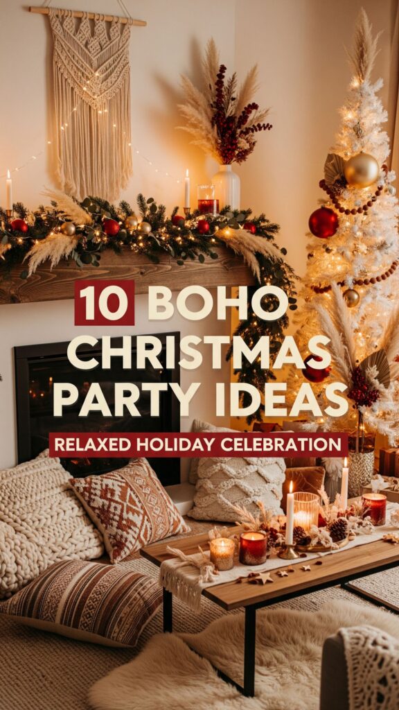 1. 10 Boho Christmas Party Ideas for a Relaxed Holiday Celebration