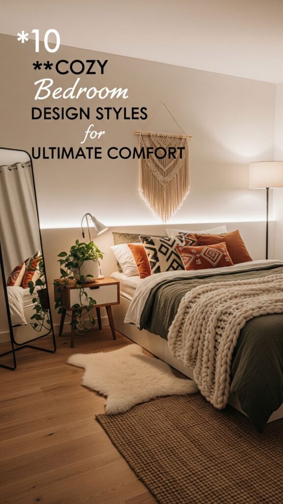 1. 10 Cozy Bedroom Design Styles for Ultimate Comfort