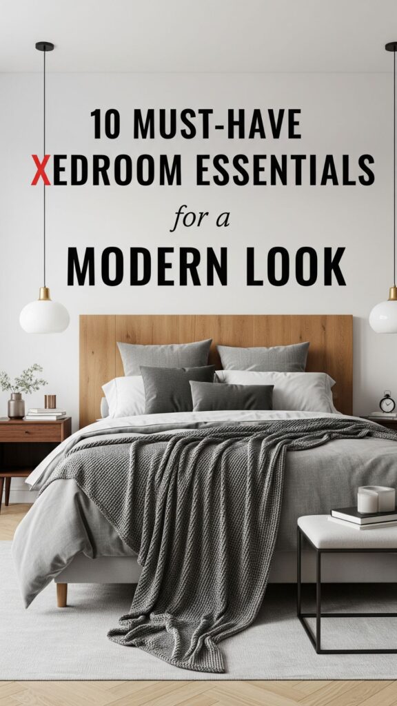 1. 10 Must-Have Bedroom Essentials for a Modern Look
