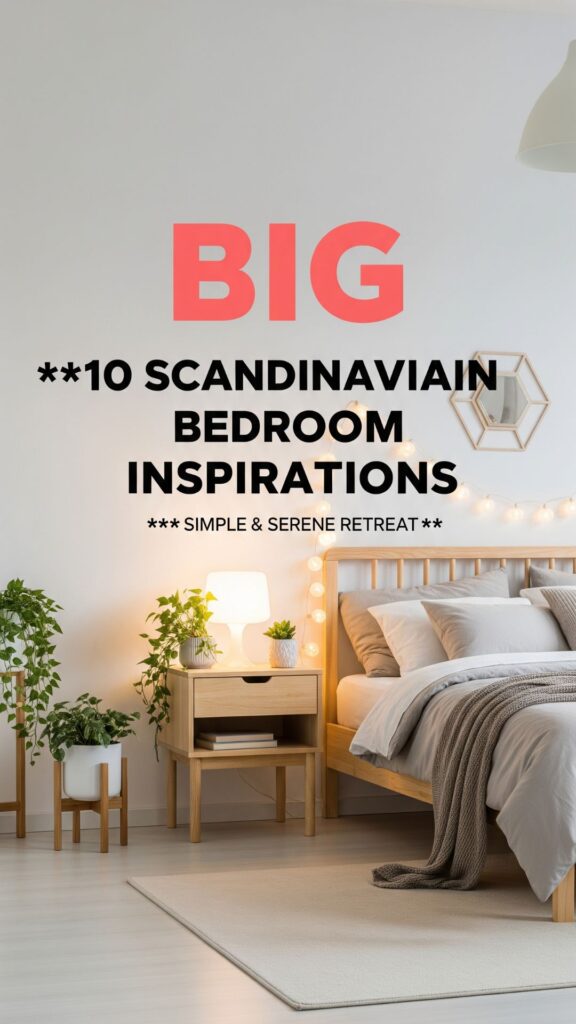 1. 10 Scandinavian Bedroom Inspirations for a Simple, Serene Retreat