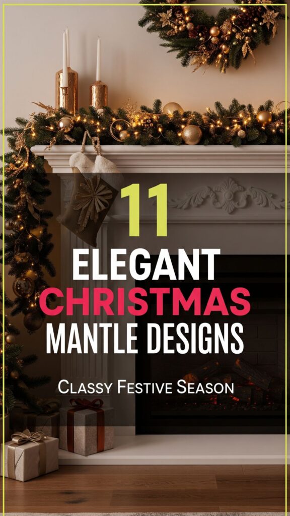 1. 11 Elegant Christmas Mantle Designs for a Classy Festive Season