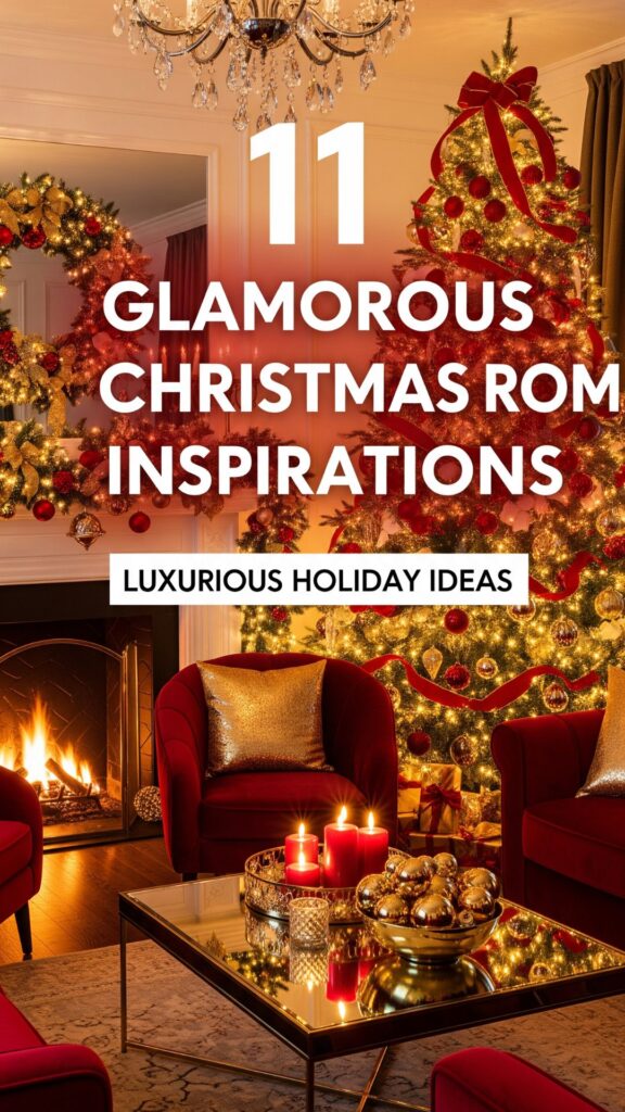 1. 11 Glamorous Christmas Room Inspirations for a Luxurious Holiday