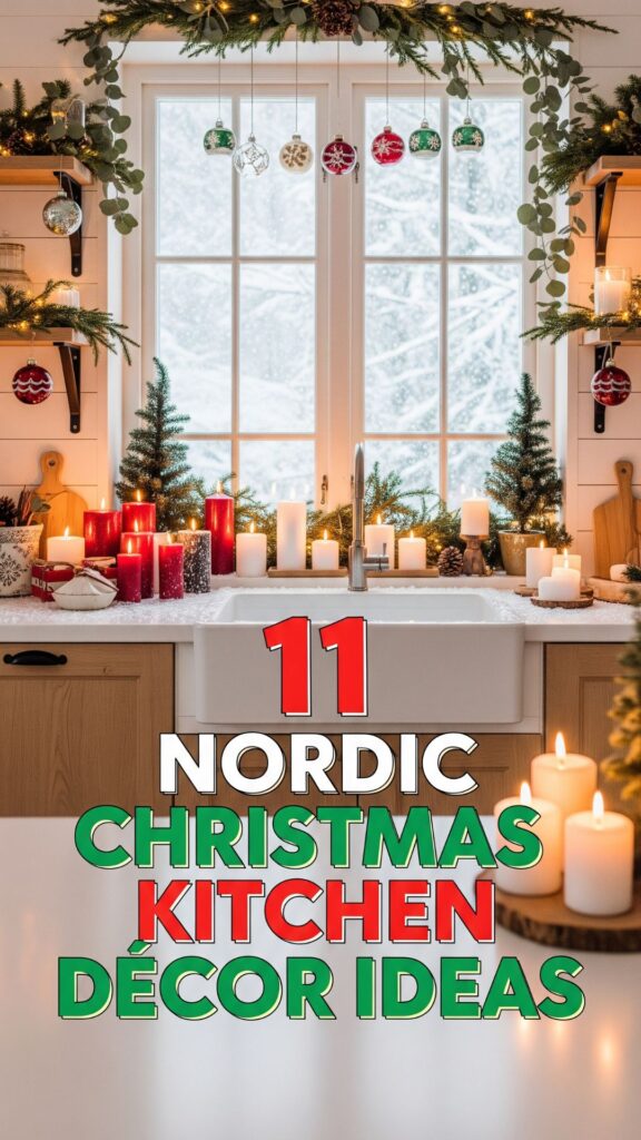 1. 11 Nordic Christmas Kitchen Décor Ideas for a Cozy Hygge Kitchen