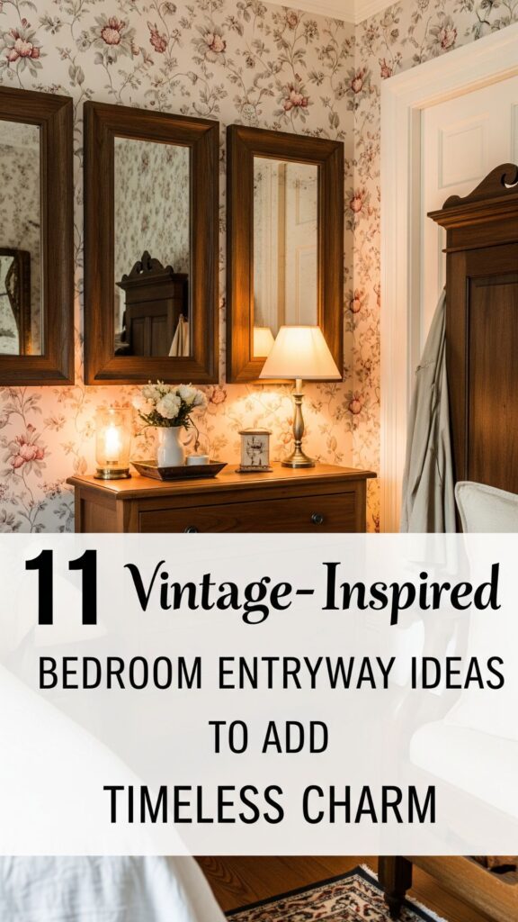 1. 11 Vintage-Inspired Bedroom Entryway Ideas to Add Timeless Charm