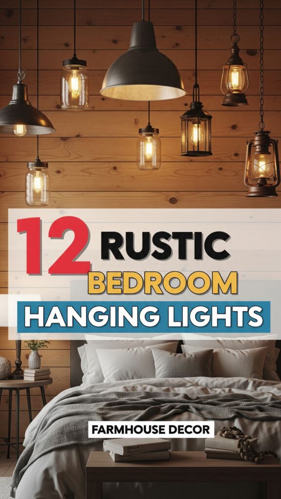 1. 12 Rustic Bedroom Hanging Lights Perfect for Farmhouse Decor