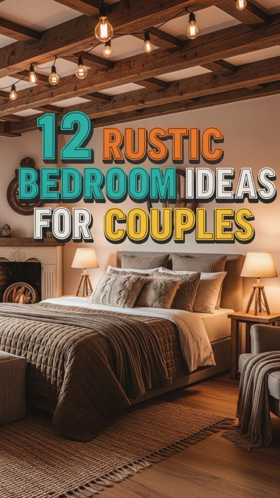 1. 12 Rustic Bedroom Ideas for Couples Cozy and Charming Spaces