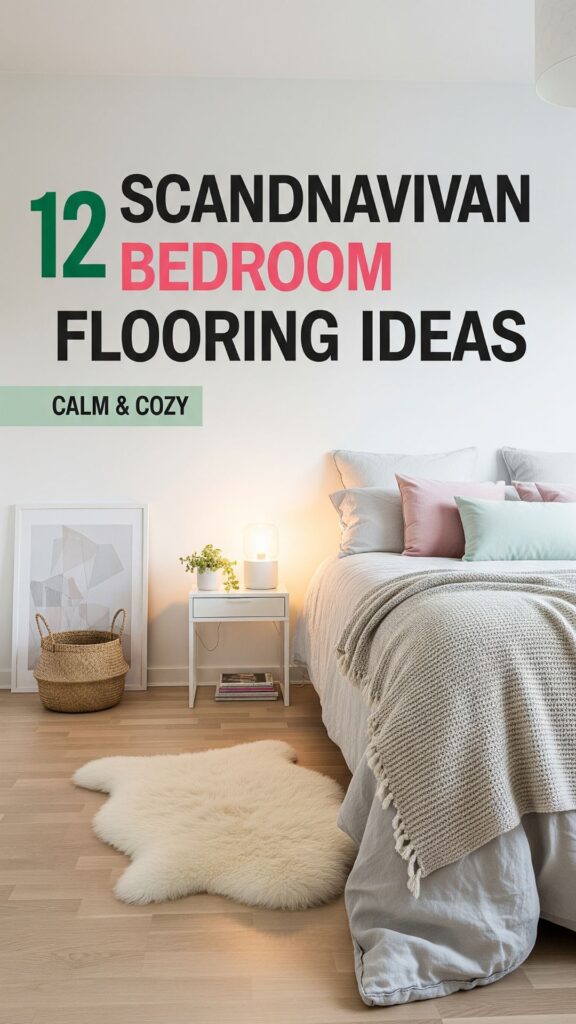 1. 12 Scandinavian Bedroom Flooring Ideas That Feel Calm and Cozy