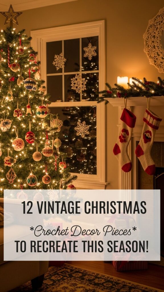 1. 12 Vintage Christmas Crochet Decor Pieces to Recreate This Season