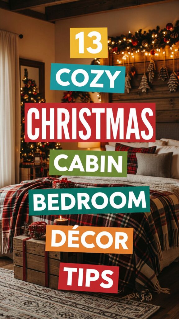 1. 13 Cozy Cabin-Style Christmas Bedroom Décor Tips to Try This Year