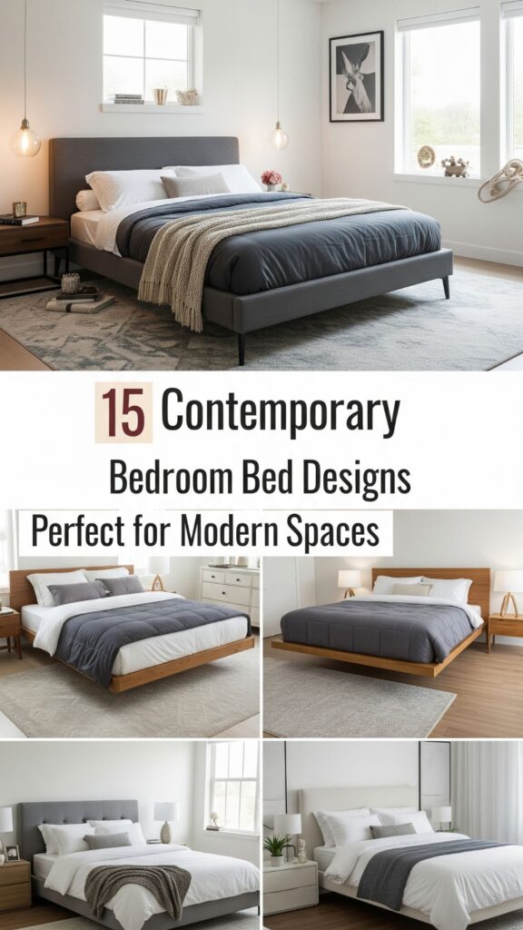 1. 15 Contemporary Bedroom Bed Designs Perfect for Modern Spaces