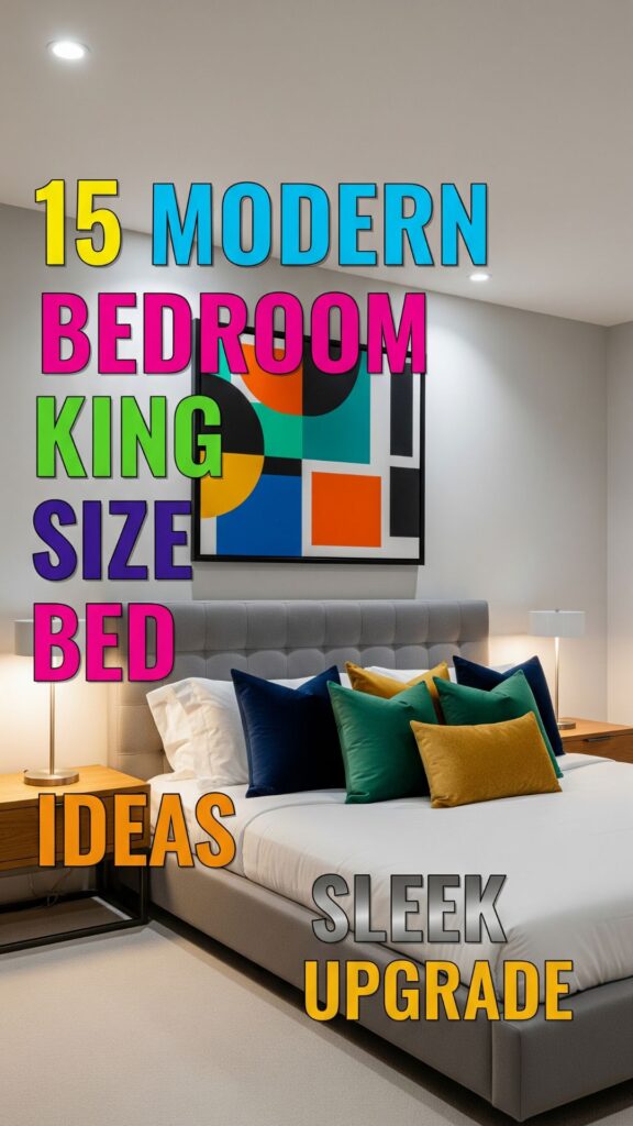 1. 15 Modern Bedroom King Size Bed Ideas for a Sleek Upgrade