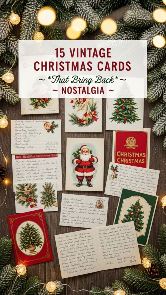1. 15 Vintage Christmas Cards That Bring Back Nostalgia