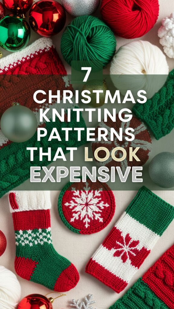 1. 7 Christmas Knitting Patterns That Look Expensive