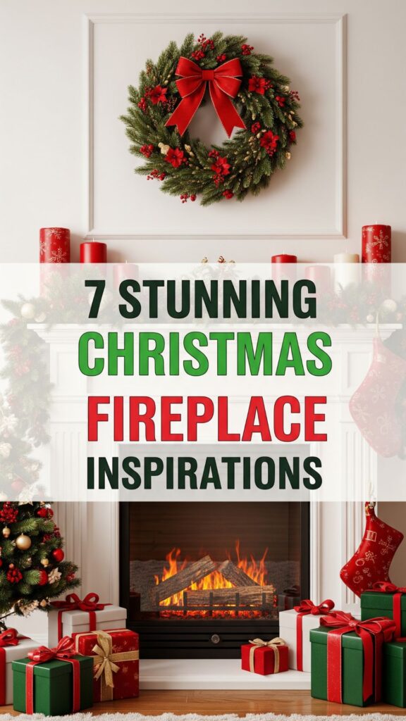 1. 7 Stunning Christmas Fireplace Decor Inspirations for This Year