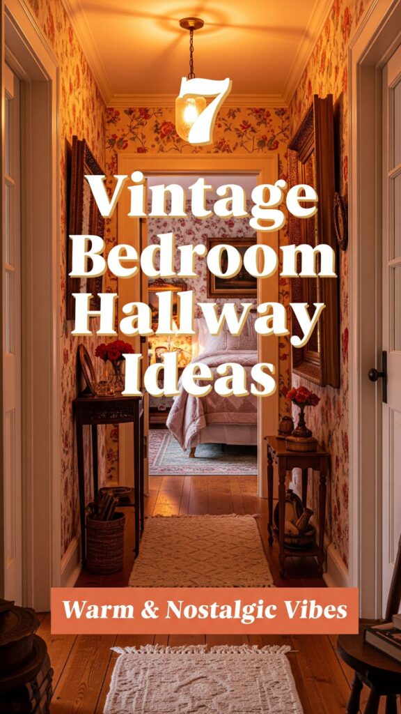 1. 7 Vintage Bedroom Hallway Ideas for Warm, Nostalgic Vibes