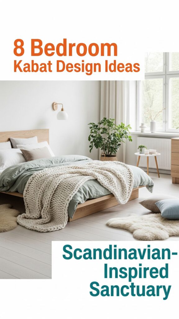 1. 8 Bedroom Kabat Design Ideas for a Scandinavian-Inspired Sanctuary