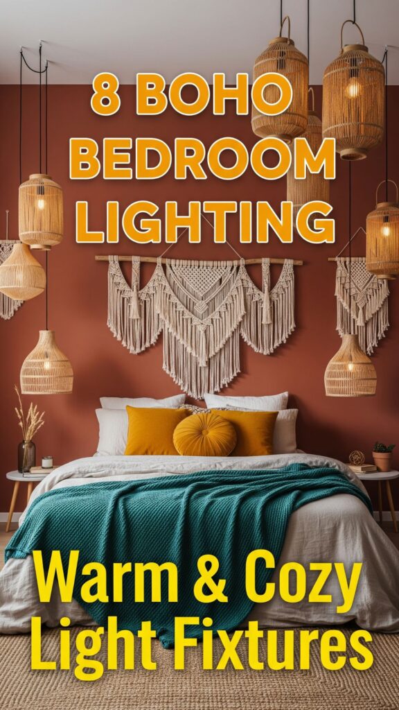 1. 8 Boho Bedroom Lighting Warm and Cozy Light Fixtures