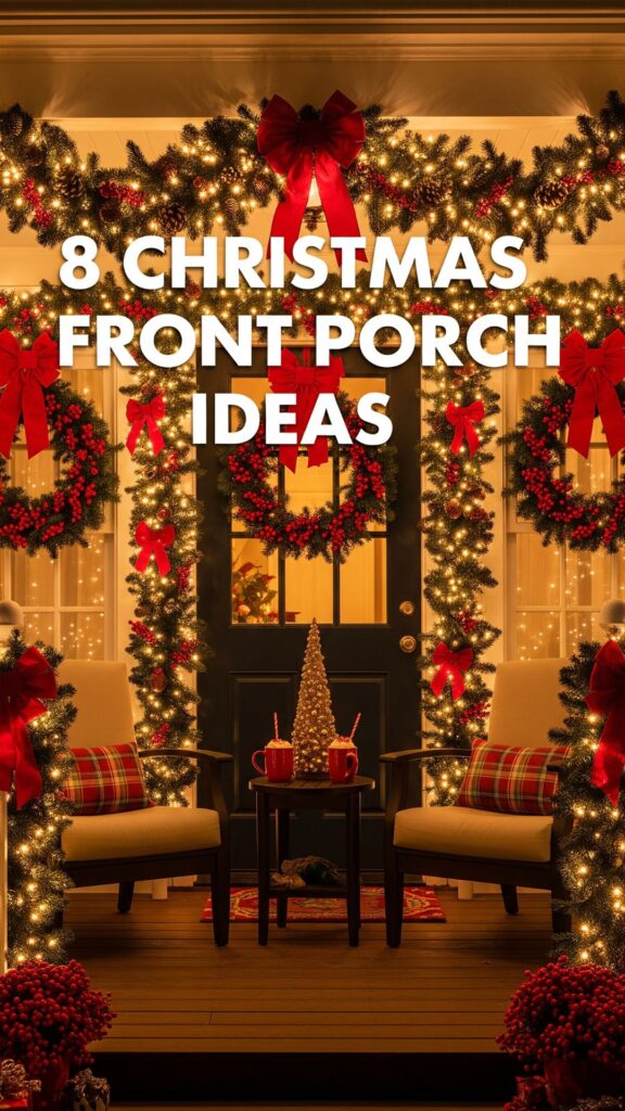 1. 8 Christmas Front Porch Ideas to Create a Festive Welcome