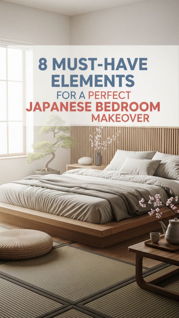 1. 8 Must-Have Elements for a Perfect Bedroom Japanese Makeover