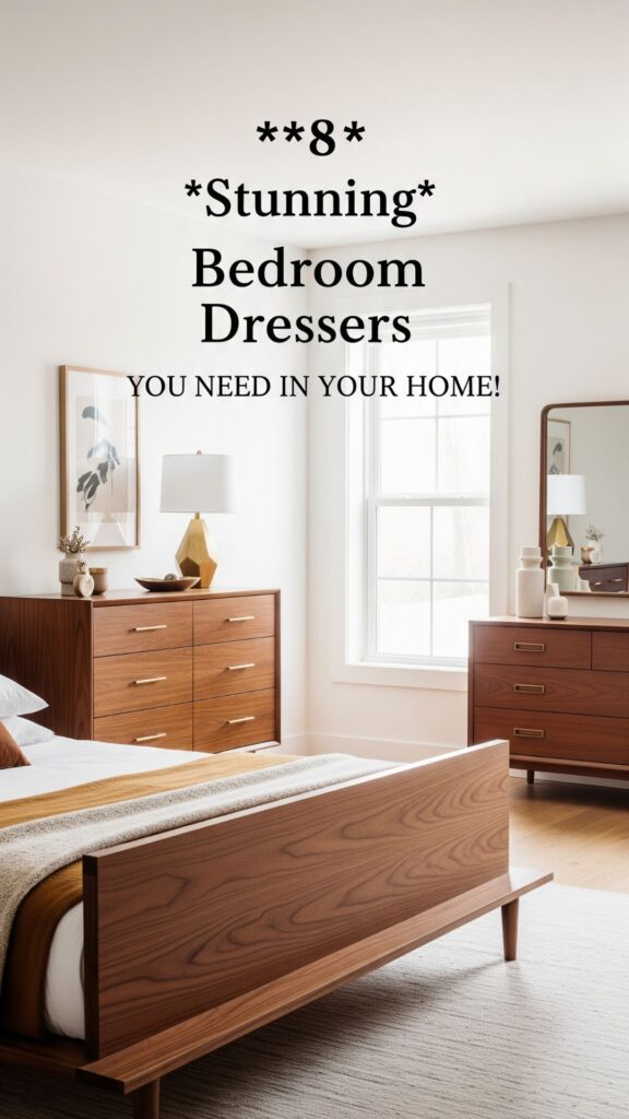 1. 8 Stunning Mid-Century Bedroom Dressers You Need in Your Home