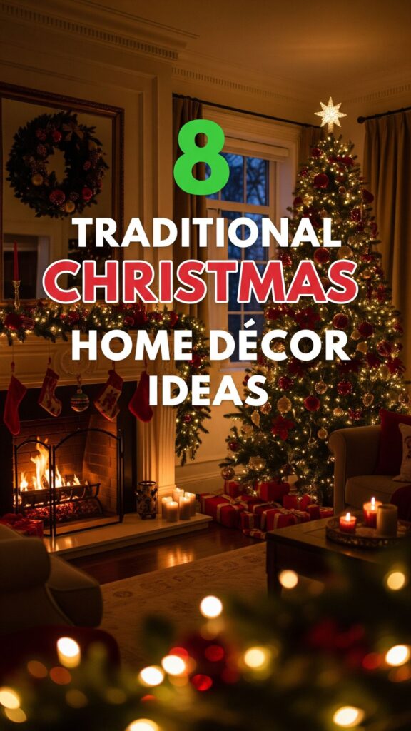 1. 8 Traditional Christmas Home Décor Ideas for a Classic Holiday Feel