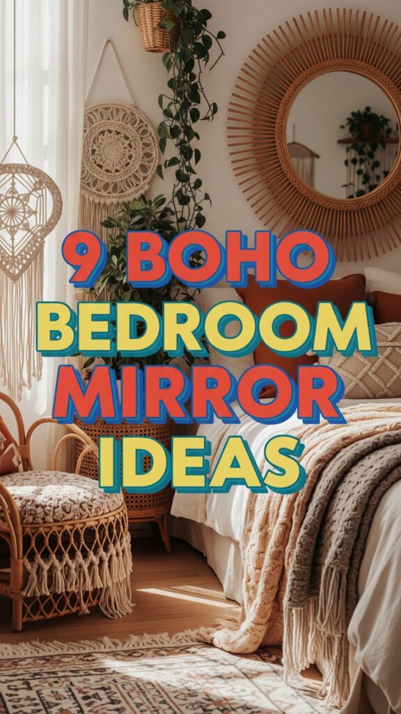 1. 9 Boho Bedroom Mirror Ideas for a Cozy, Stylish Look