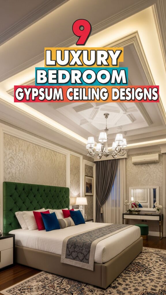 1. 9 Luxury Bedroom Gypsum Ceiling Design That Feels Hotel Level