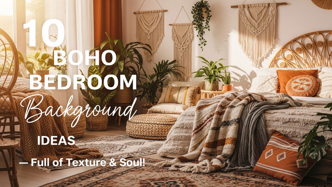 10 Boho Bedroom Background Ideas Full of Texture and Soul