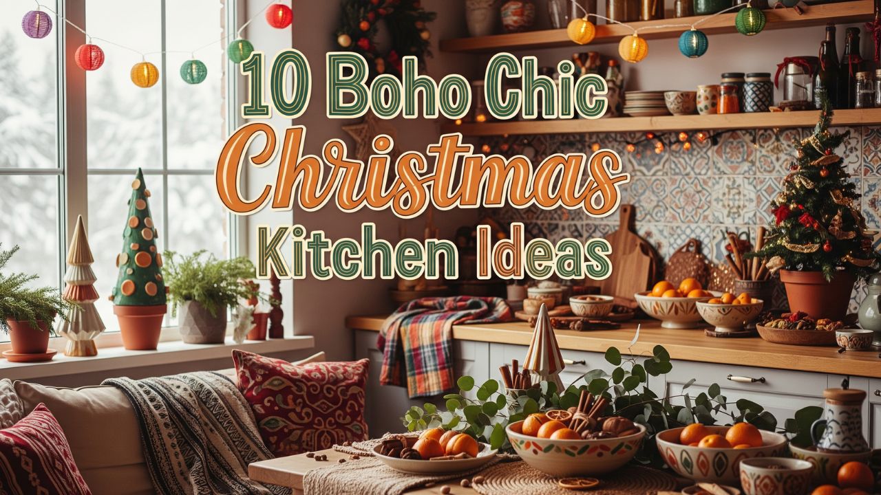 10 Boho Chic Christmas Kitchen Ideas to Try This Season