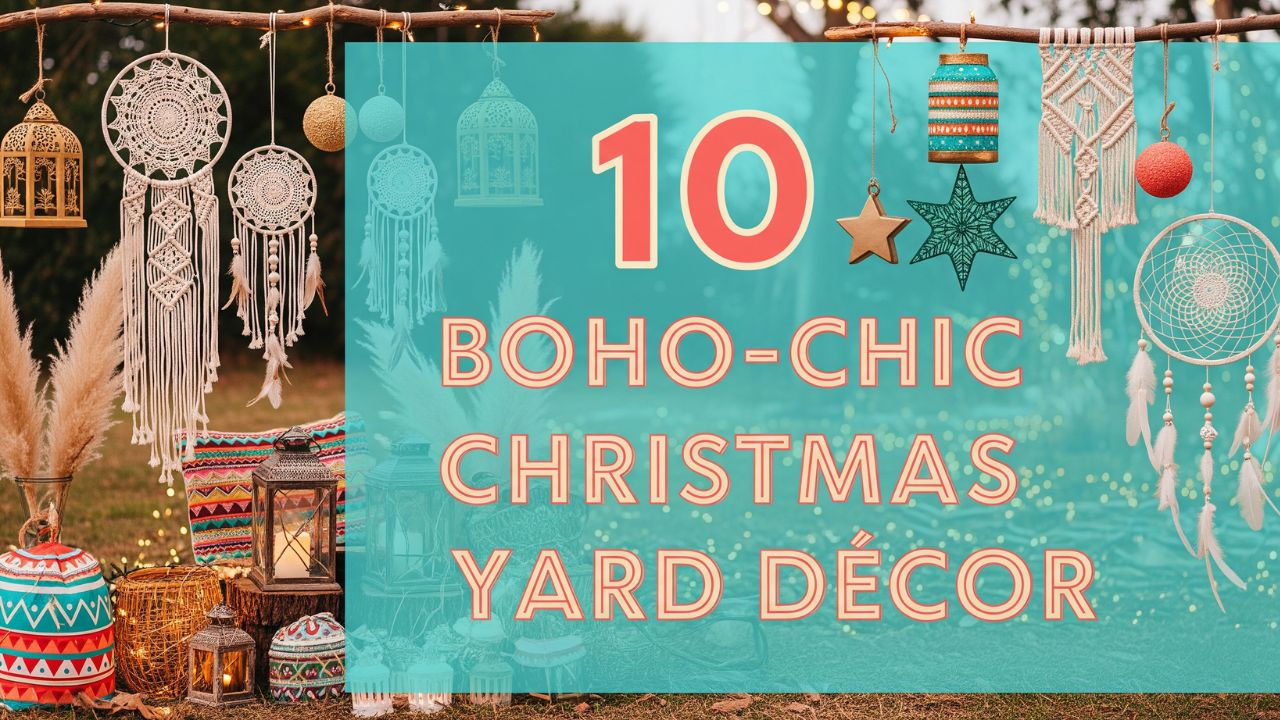 10 Boho-Chic Christmas Yard Décor Looks for Free-Spirited Homes