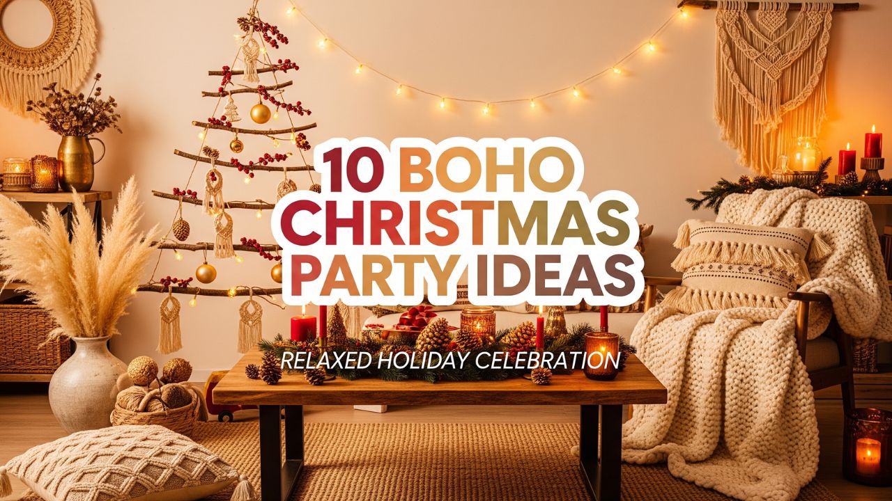 10 Boho Christmas Party Ideas for a Relaxed Holiday Celebration