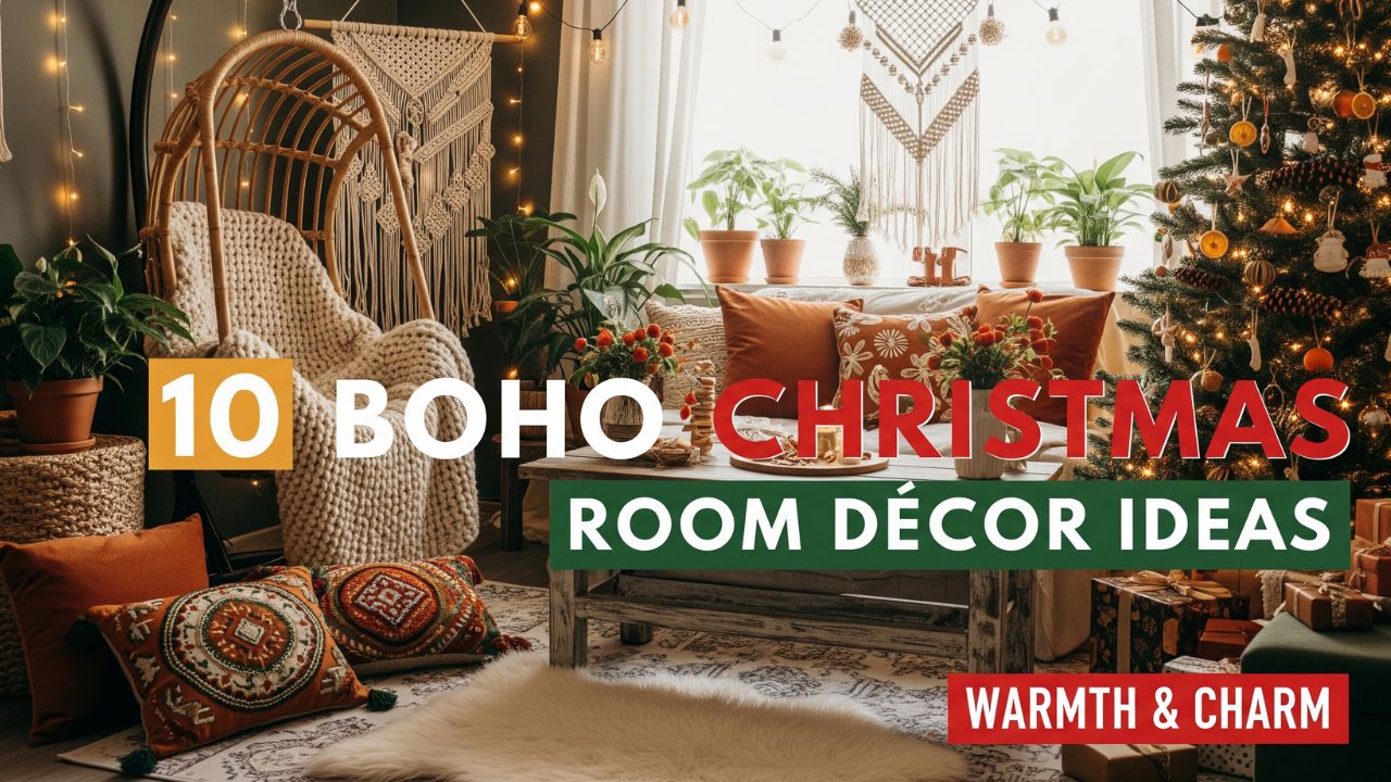 10 Boho Christmas Room Décor