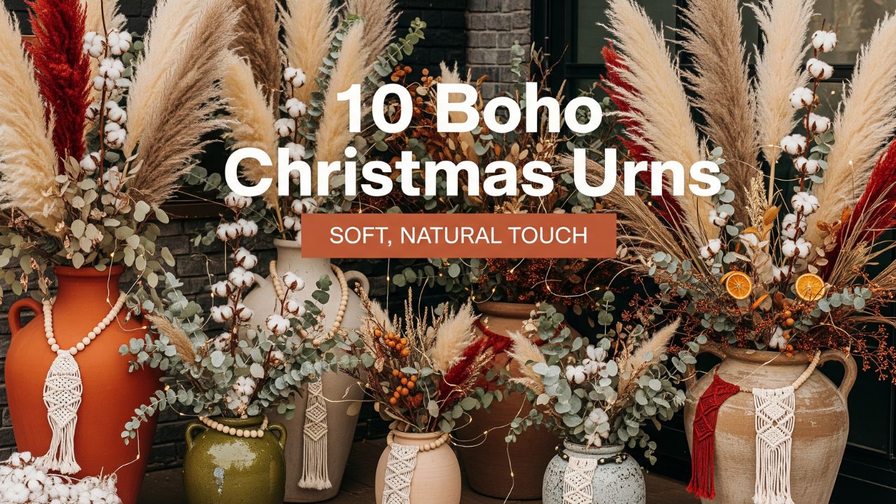10 Boho Christmas Urns That Add a Soft, Natural Touch