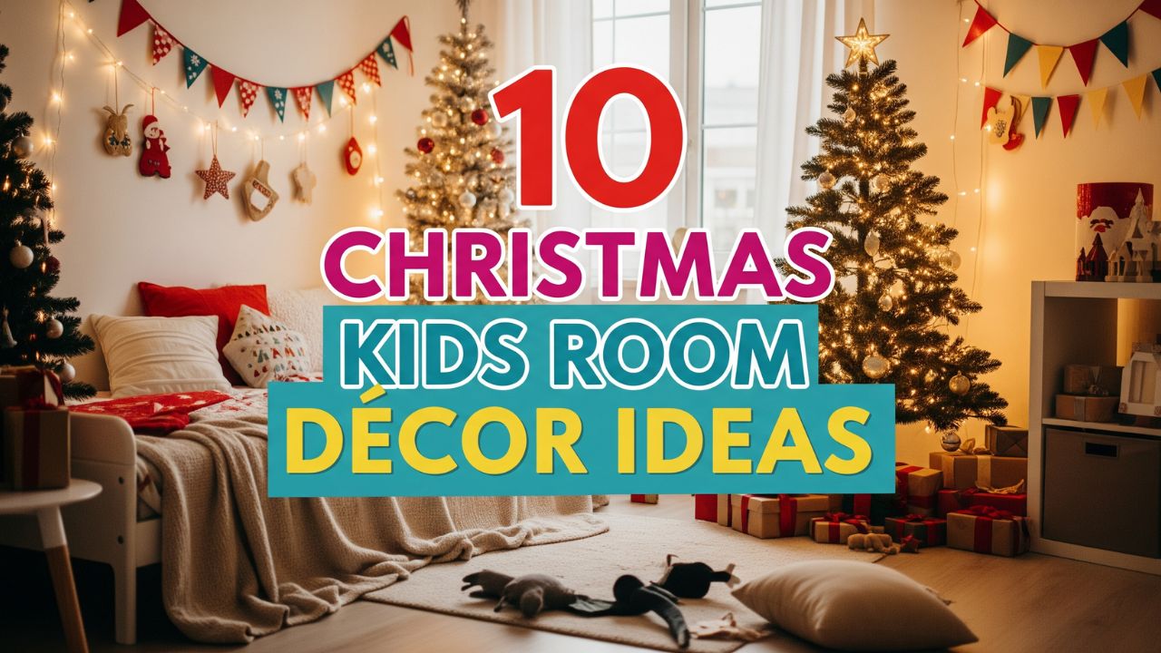 10 Christmas Kids Room Décor Ideas You Need to Try