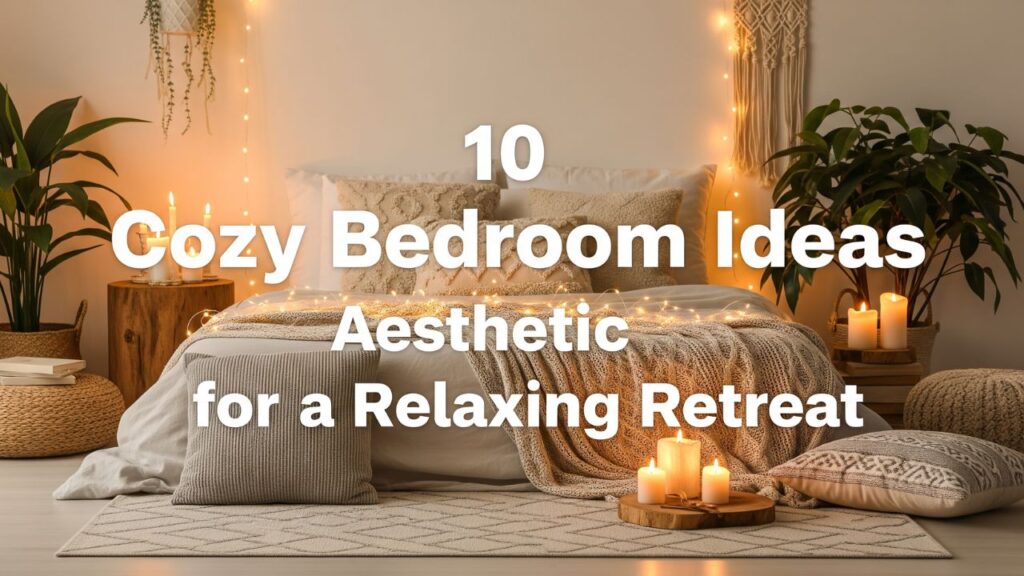 10 Cozy Bedroom Ideas Aesthetic for a Relaxing Retreat