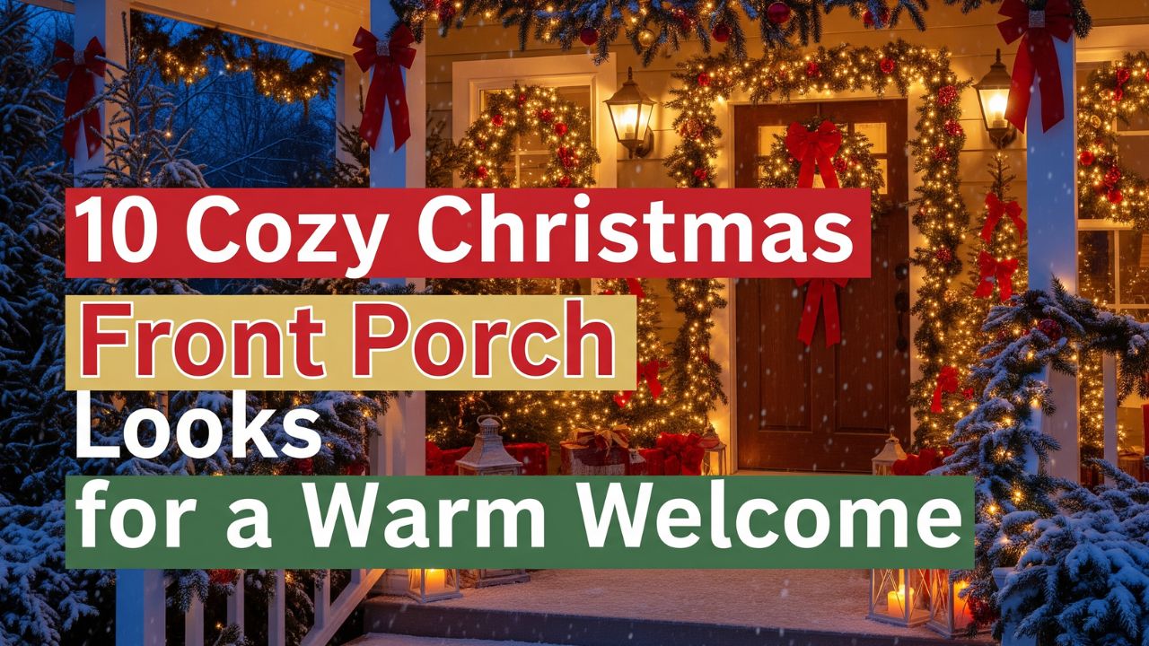 10 Cozy Christmas Front Porch Looks for a Warm Welcome