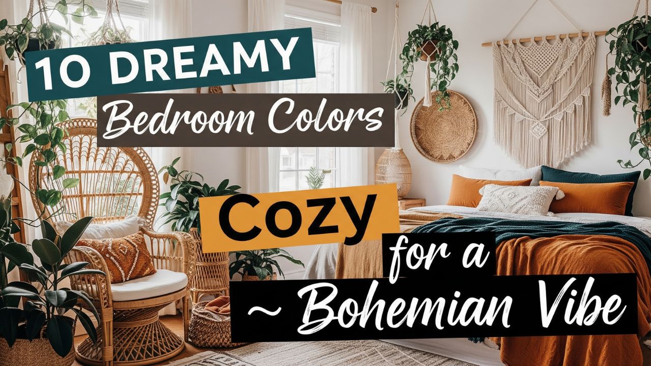 10 Dreamy Bedroom Colors for a Cozy Bohemian Vibe