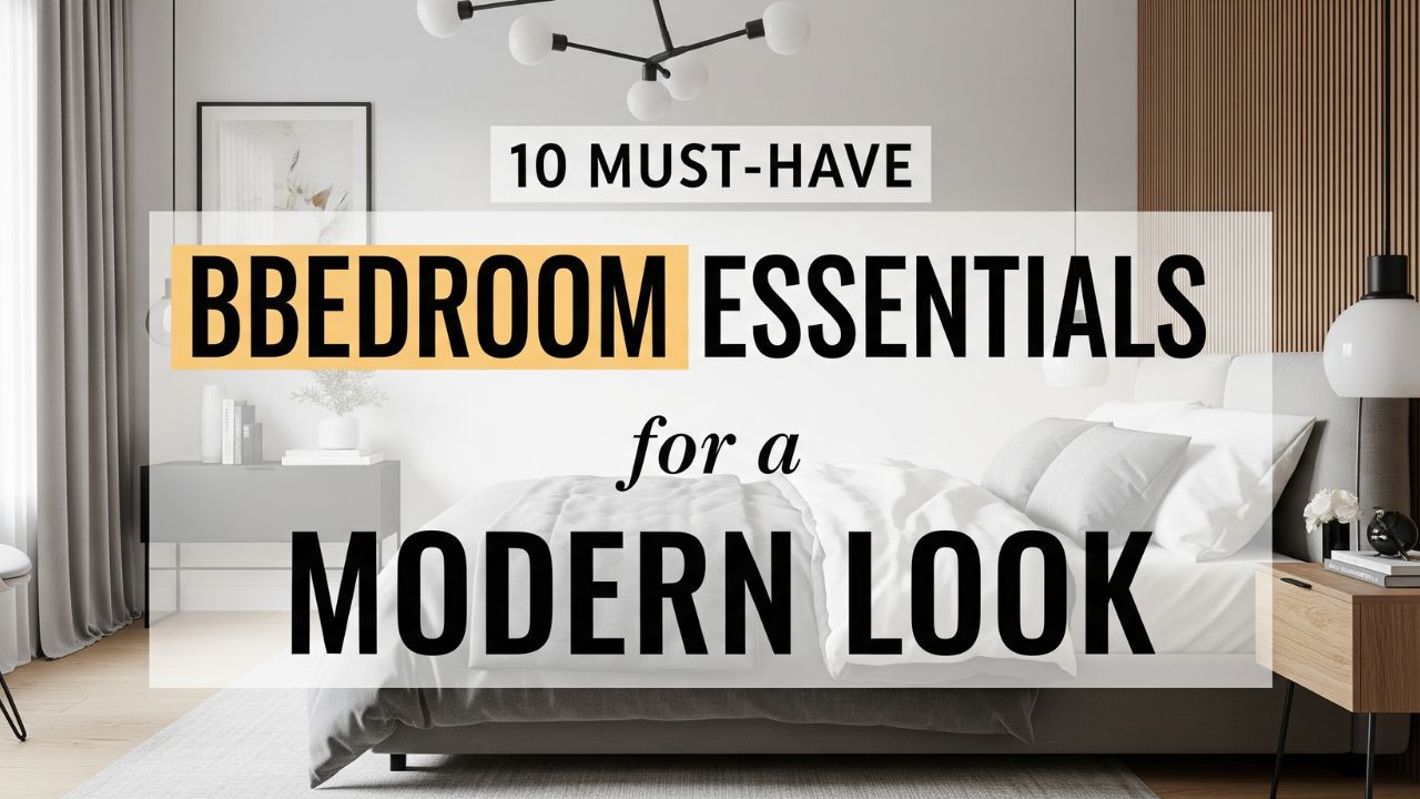 10 Must-Have Bedroom Essentials for a Modern Look