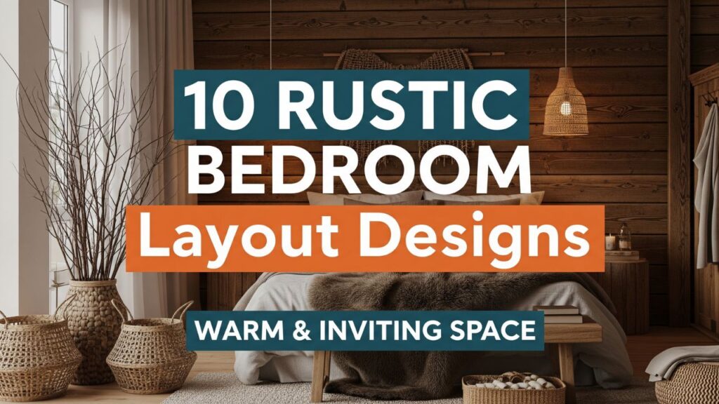 10 Rustic Bedroom Layout Design for a Warm, Inviting Space