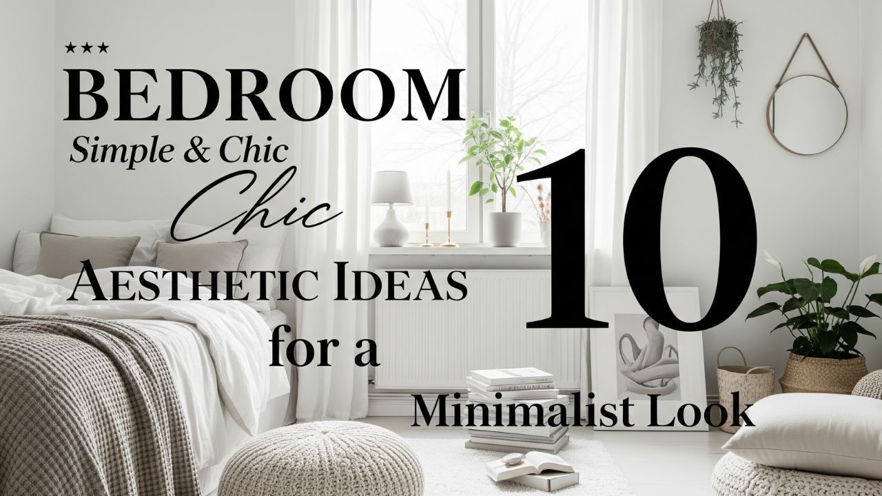 10 Simple & Chic Bedroom Aesthetic Ideas for a Minimalist Look