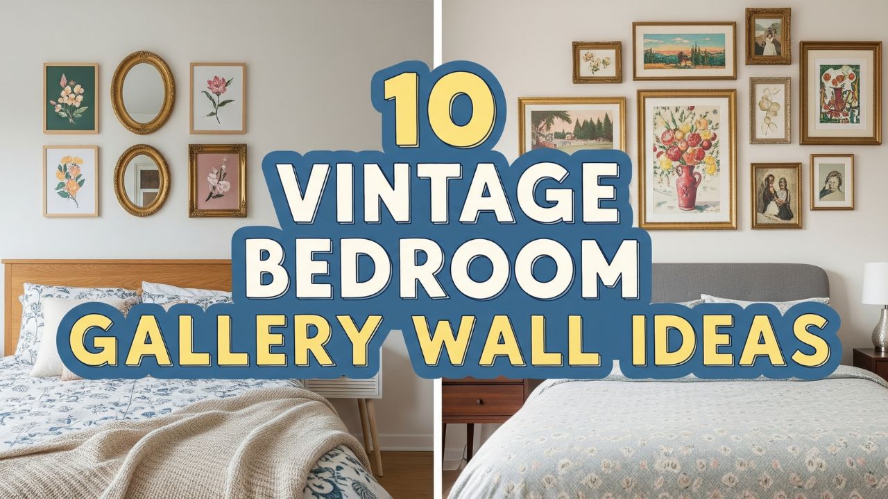 10 Vintage Bedroom Gallery Wall Ideas for a Charming Look
